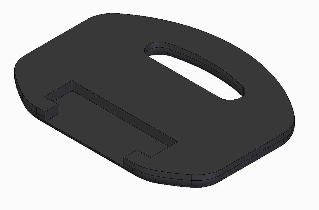 Pvc Parts Key plastic replacement part for keys with 16x4x2,5mm shafts by distrubi ...