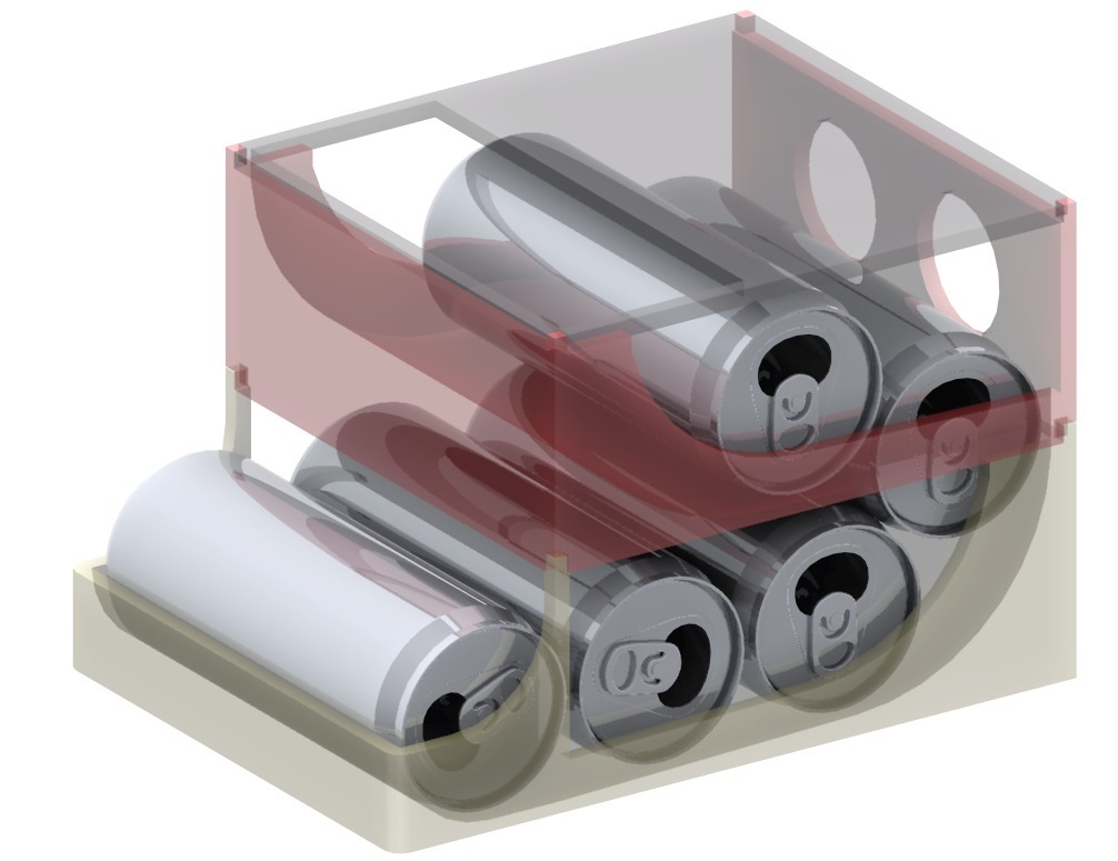 Stackable can dispenser