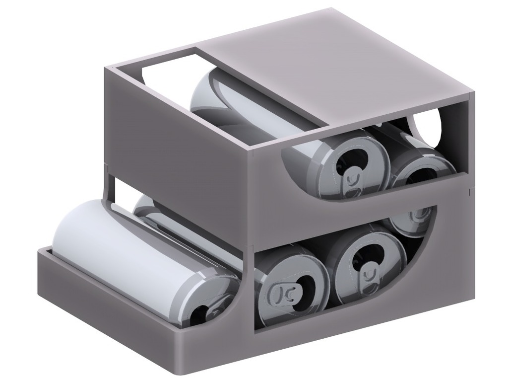 Miniatura 2 do modelo 3D Stackable can dispenser