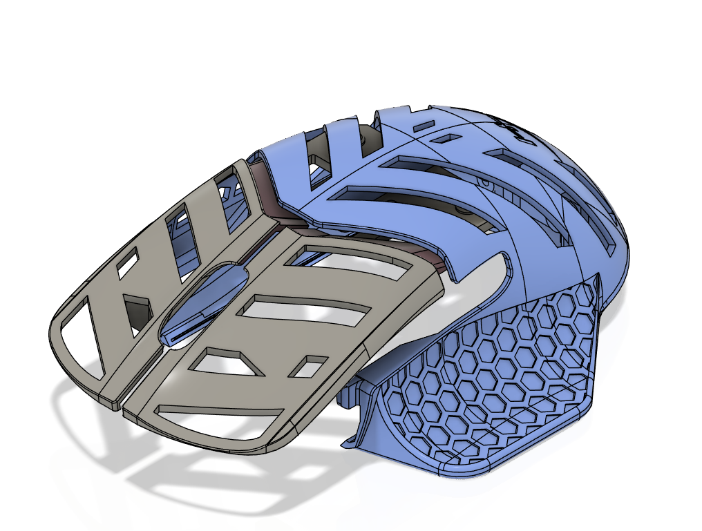 HyperX mouse shell mod