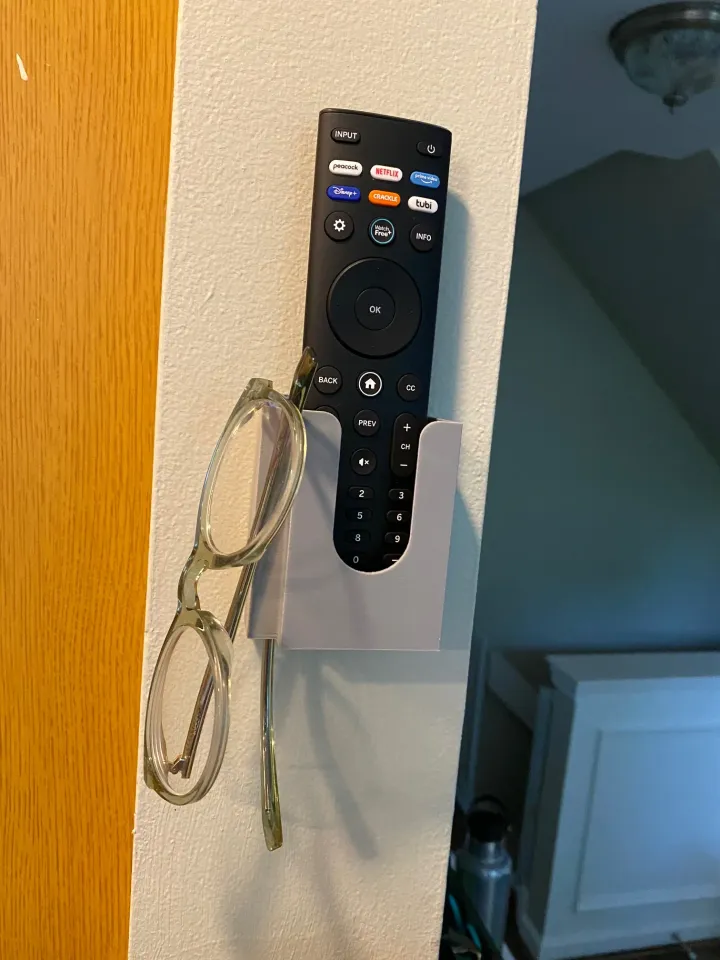 TV Remote and Glasses Holder by mattj1230