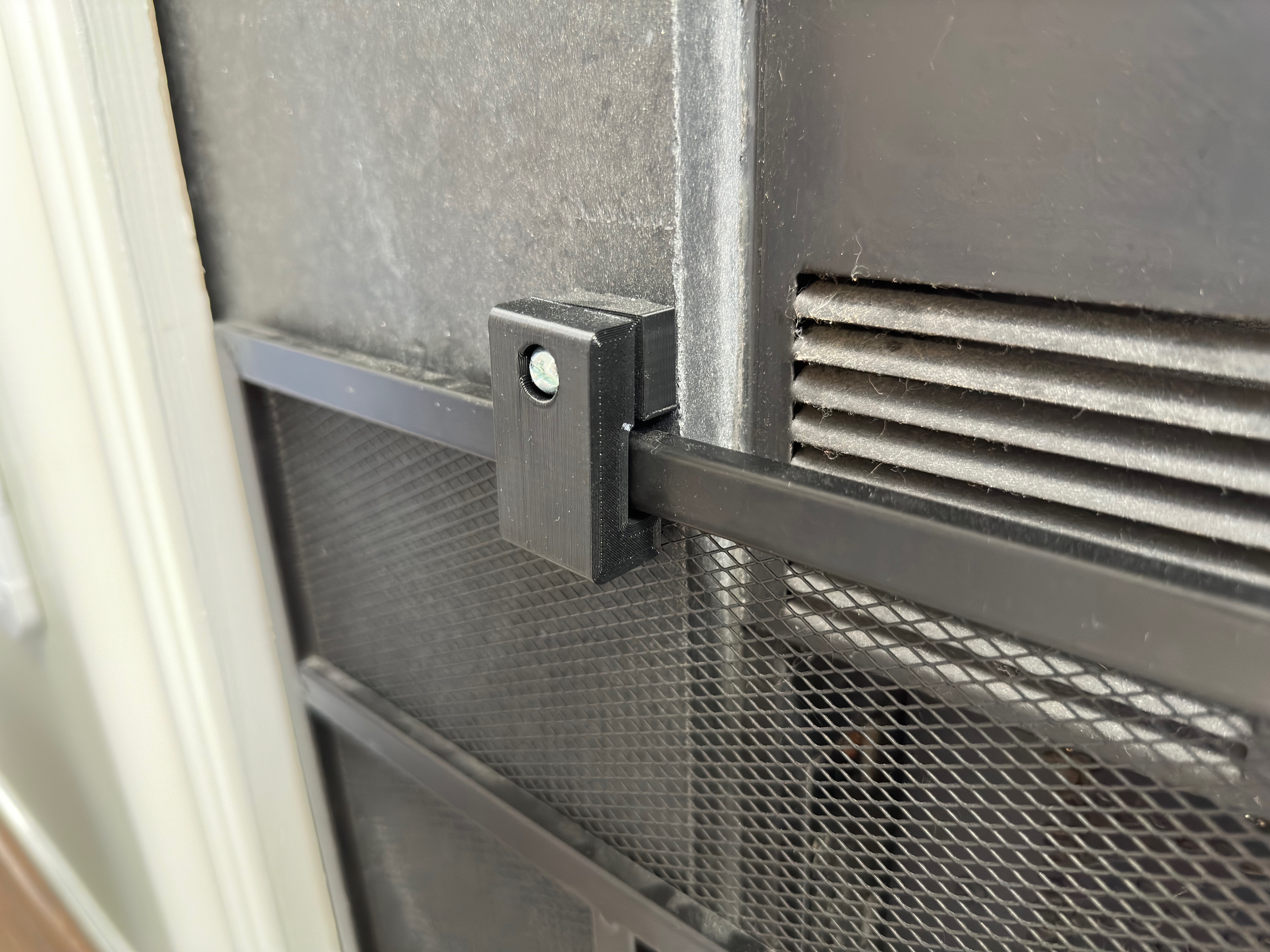 Fireplace Screen Holder (UPDATED)