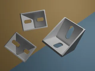 4040 extrusion 90° angle (M8)
