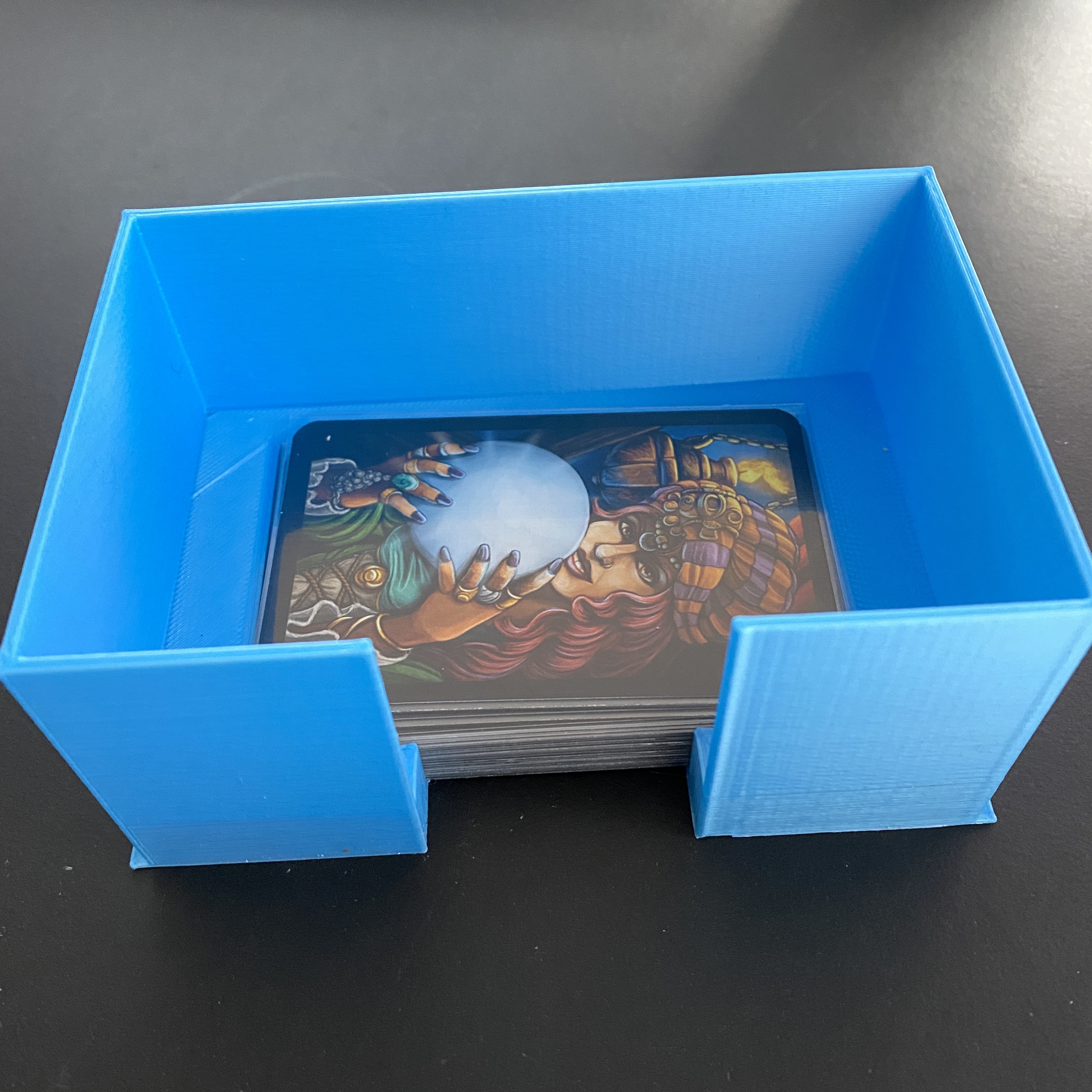 Quacks of Quedlinburg remixed recipes tray for sleeved cards