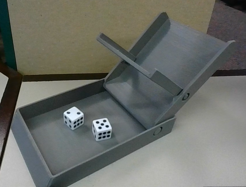 Mini Folding Dice Tower/Tray/Storage (Print in Place)