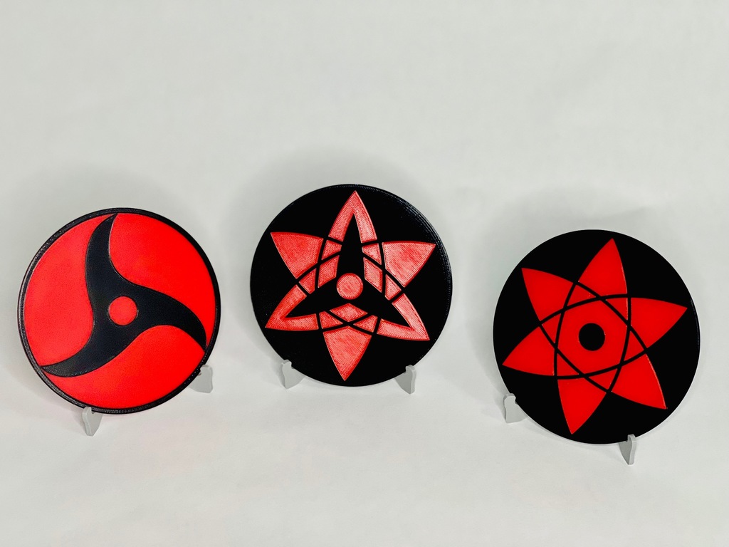 Miniatura 3 do modelo 3D Naruto Eye Coasters