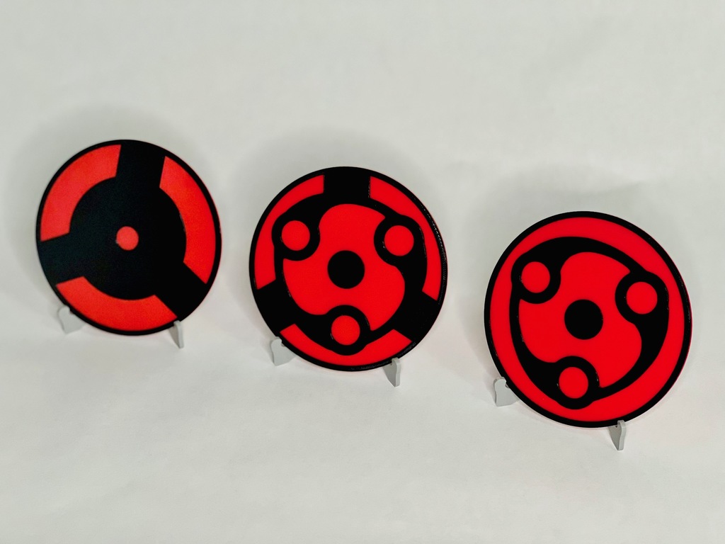 Miniatura 4 do modelo 3D Naruto Eye Coasters