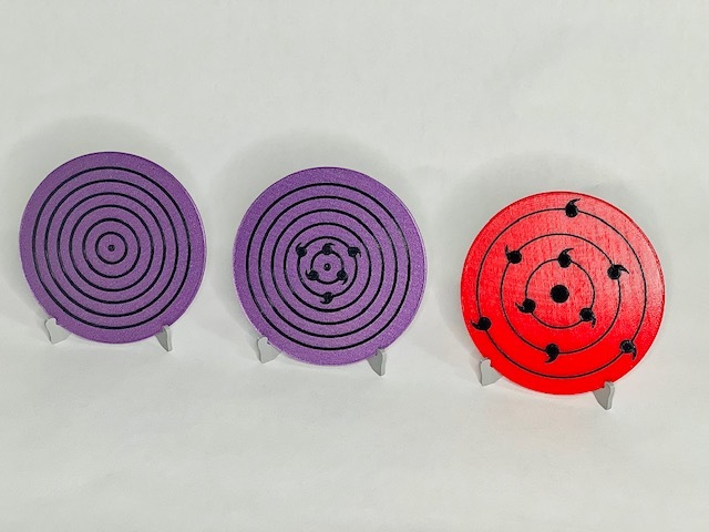 Miniatura 5 do modelo 3D Naruto Eye Coasters