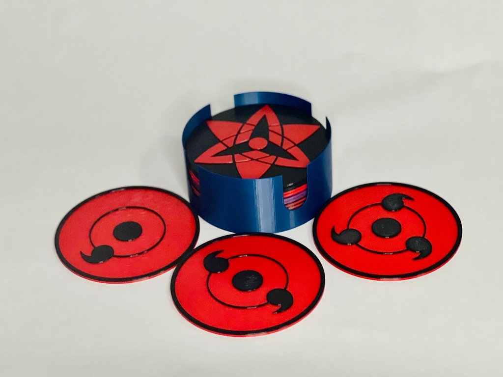 Miniatura 7 do modelo 3D Naruto Eye Coasters