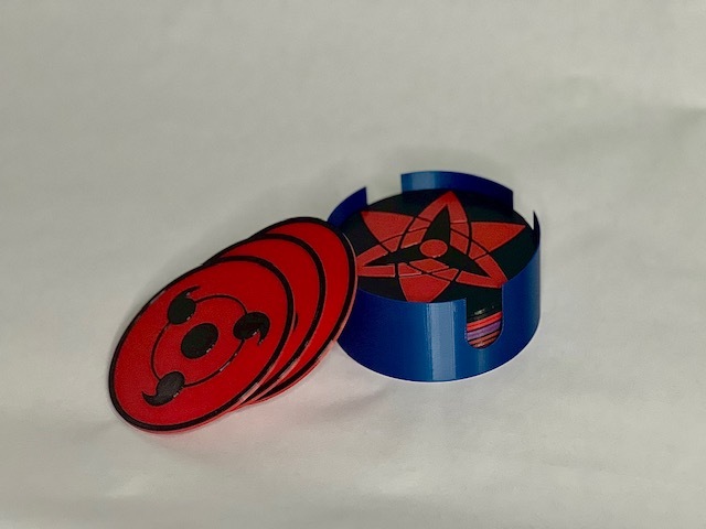 Miniatura 8 do modelo 3D Naruto Eye Coasters