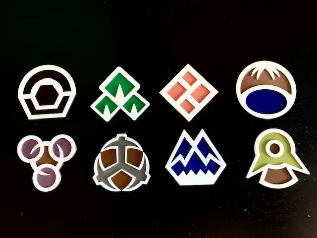 Pokemon Generation 4 Sinnoh Gym Badges