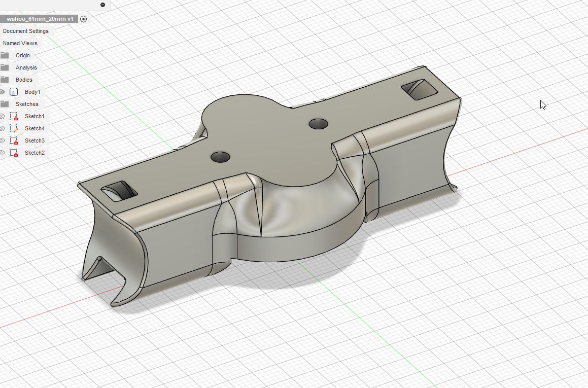 Wahoo Mount for Aerobars [parametric] — miniatura 2