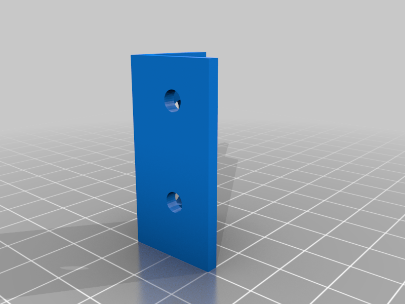 Parametrized Rectangular Bracket Basic parametric right-angle bracket by Viragored | Download free STL ...