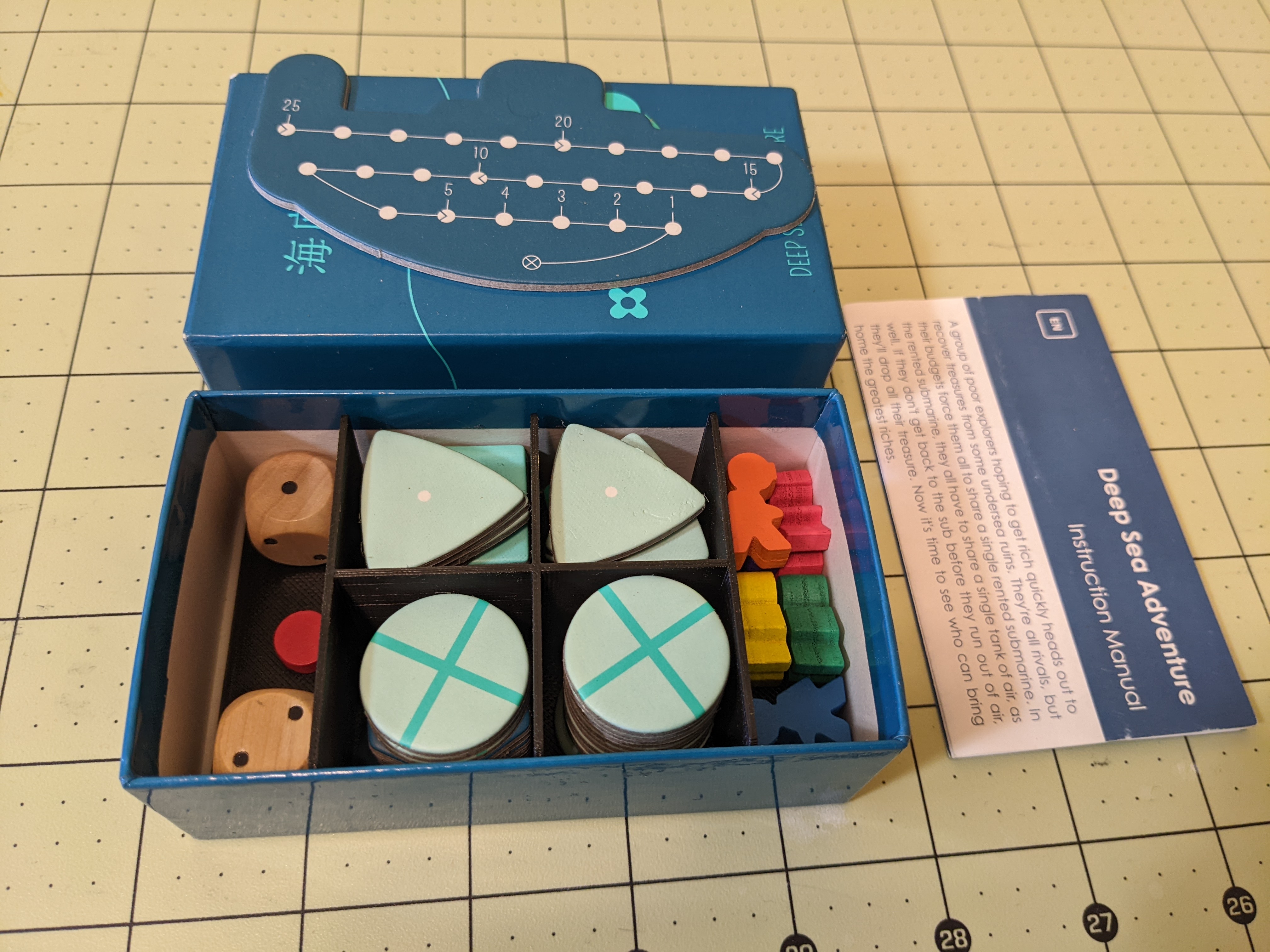 Deep Sea Adventure insert