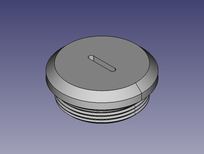 Bicycle crank cap with M22 thread
