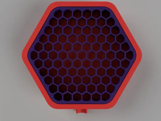 PORTE SAVONS NID D'ABEILLE
