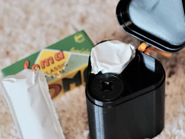 Triple Film Container For 135 (35mm) And 120 Analog Film