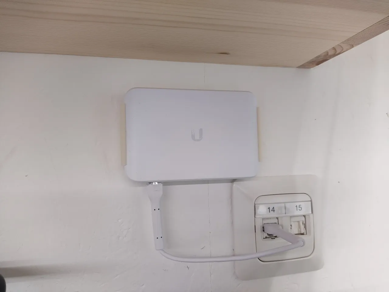 Ubiquiti Switch Flex Mini wall mount by einos, Download free STL model