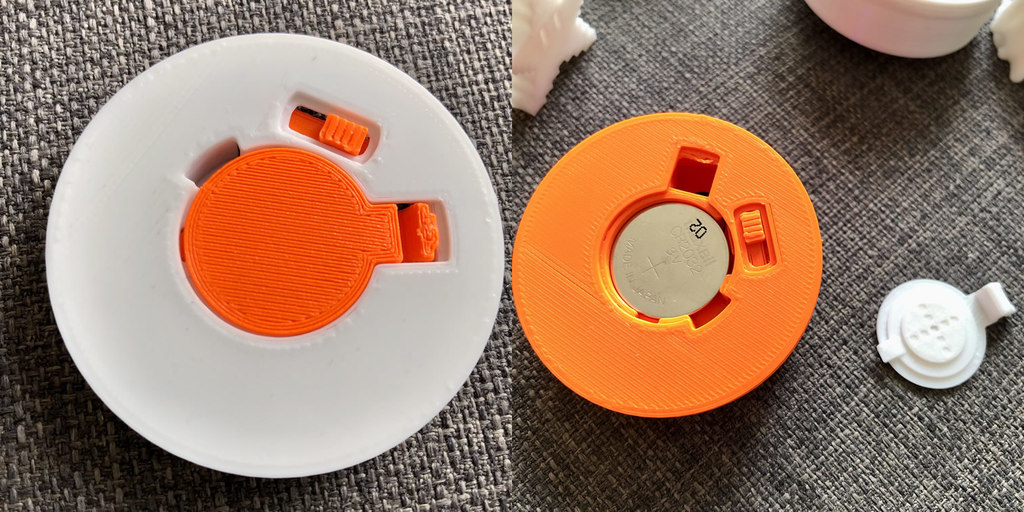 Miniatura 2 do modelo 3D CR2032 Led Light Base