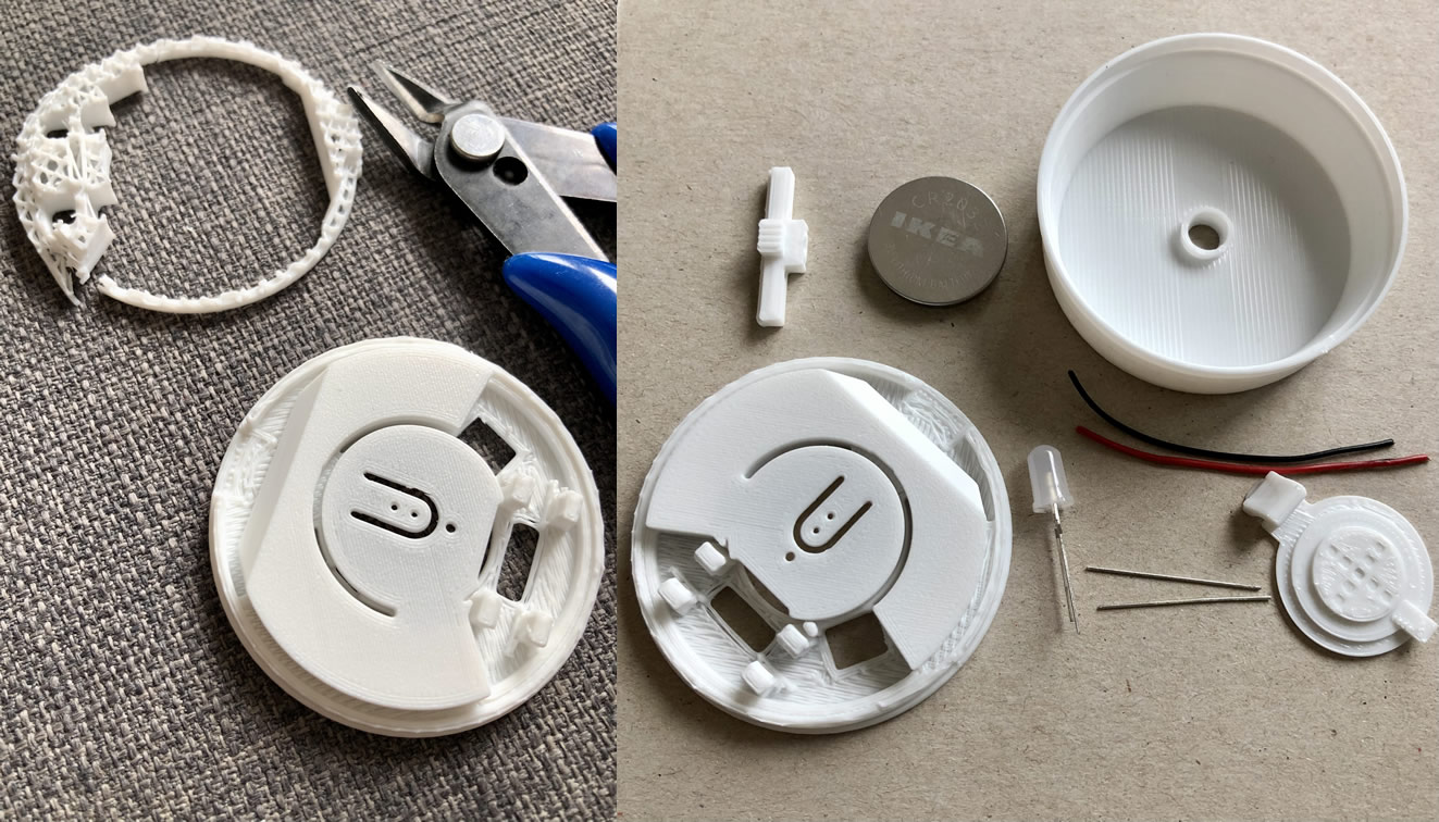 Miniatura 9 do modelo 3D CR2032 Led Light Base