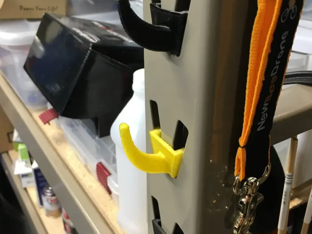 Hook and base for Menards Xtreme garage shelving by Chaotic ...