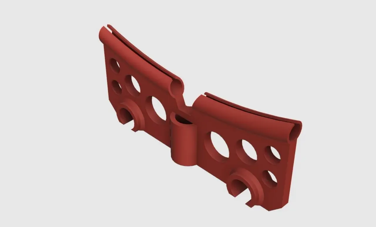 EL Wire Whoop Gate by Chaotic Brain | Download free STL EL Wire Whoop Gate by Chaotic Brain | Download free STL
