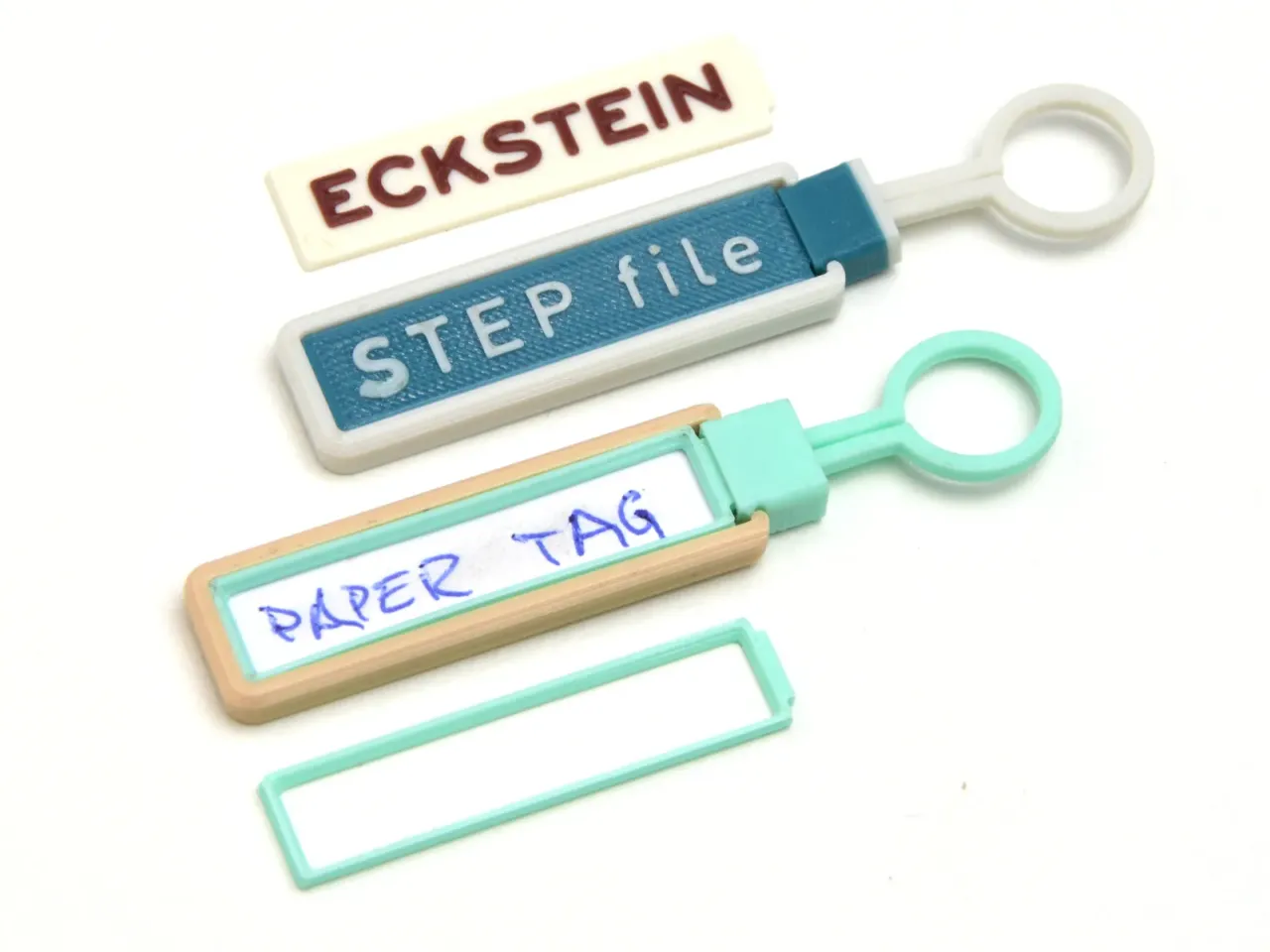 Dangletag, customizeable tiny name tag by Bodo | Download ...