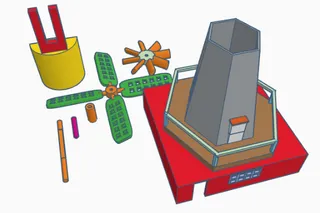 A Windmill for N Guage Model Railway