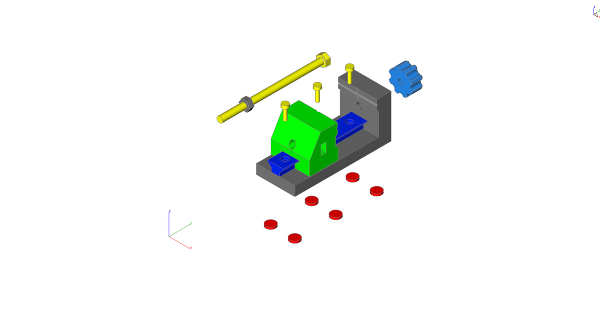 Magnetic Mini Vise (Magnetischer mini Schraubstock) by Leon@Matthews ...