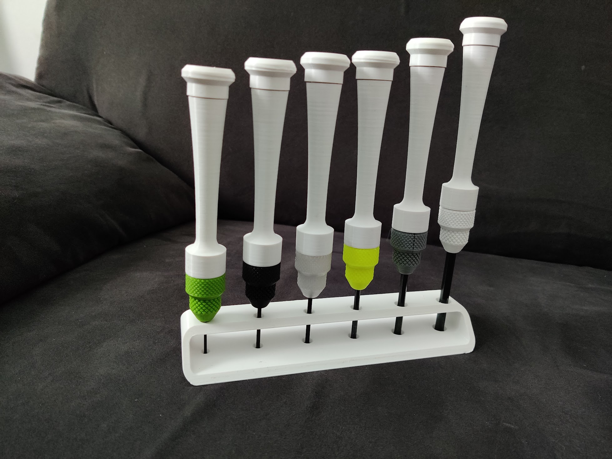 Allen key screwdriver rack