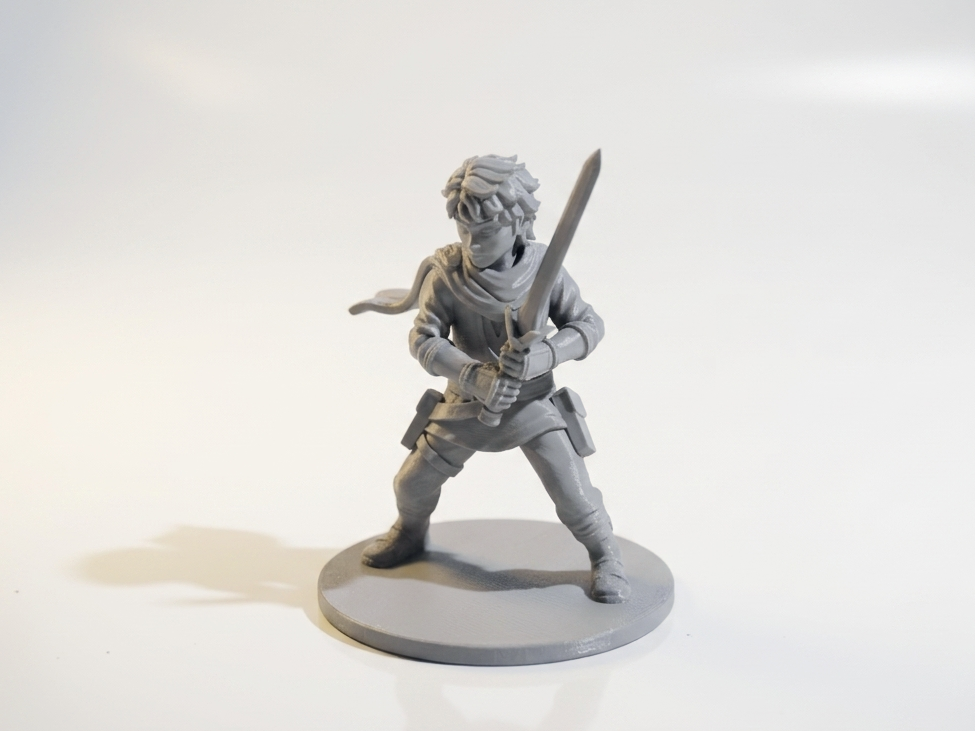 Swordsman Statue Fantasy Warrior 3D Printable