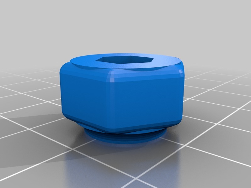 M4 Knob for X3D printer bed leveling