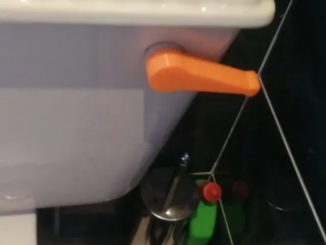 Toilet flush handle