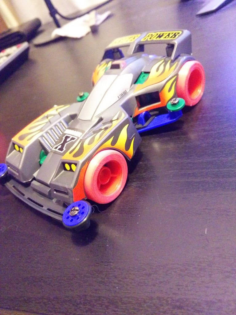 Mini4WD Front and back wheels