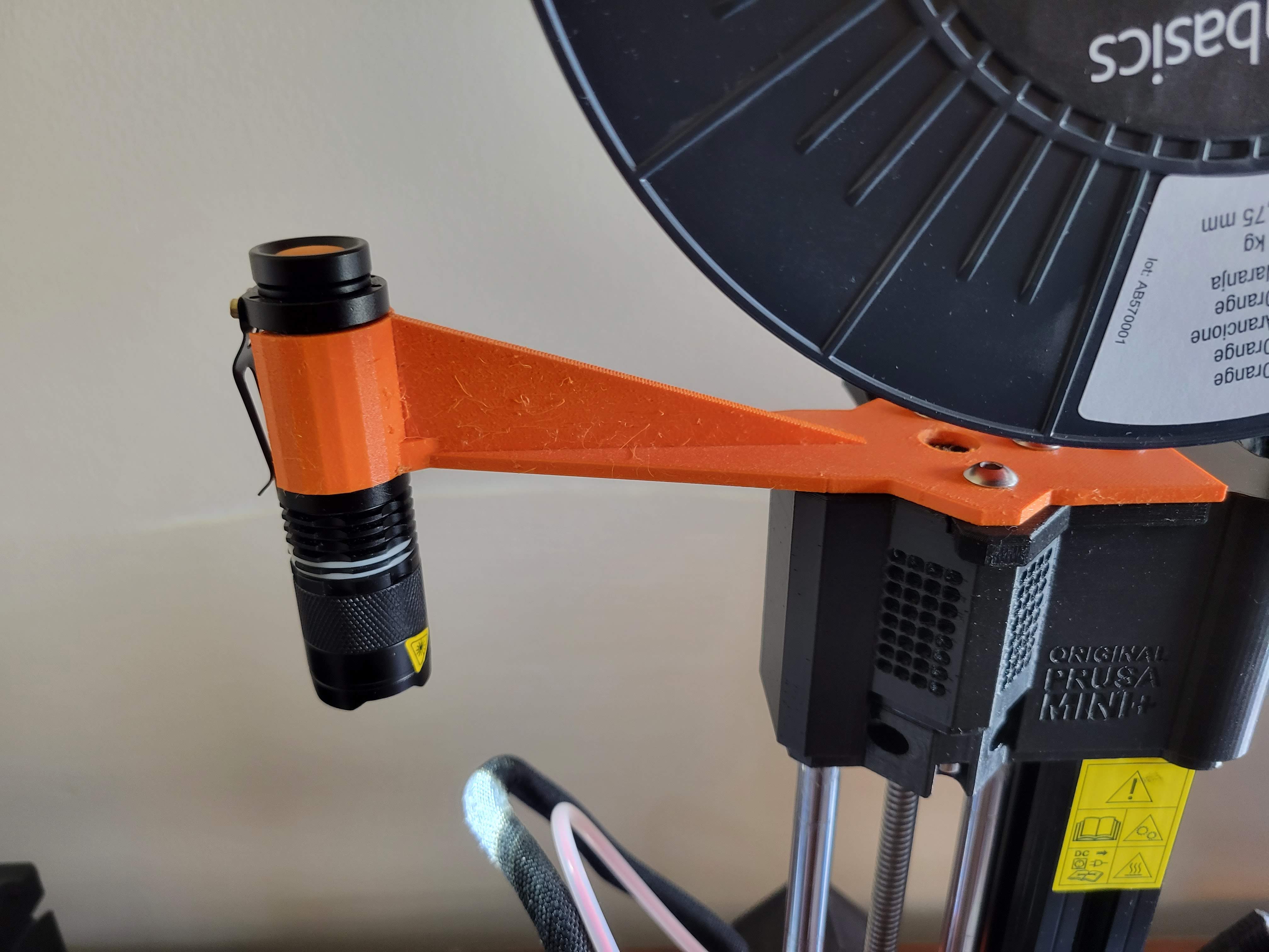Z-Axis Flashlight Mount for Prusa Mini
