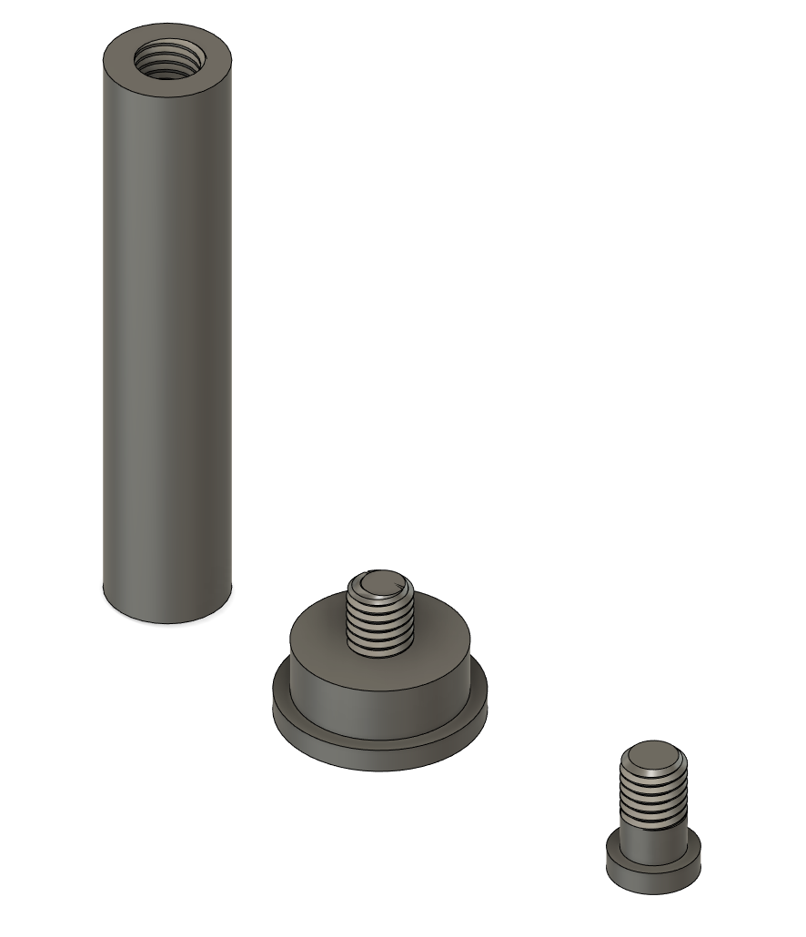 (NEW 2022-JUN) Shafts for Ikea Skadis Spool Holders