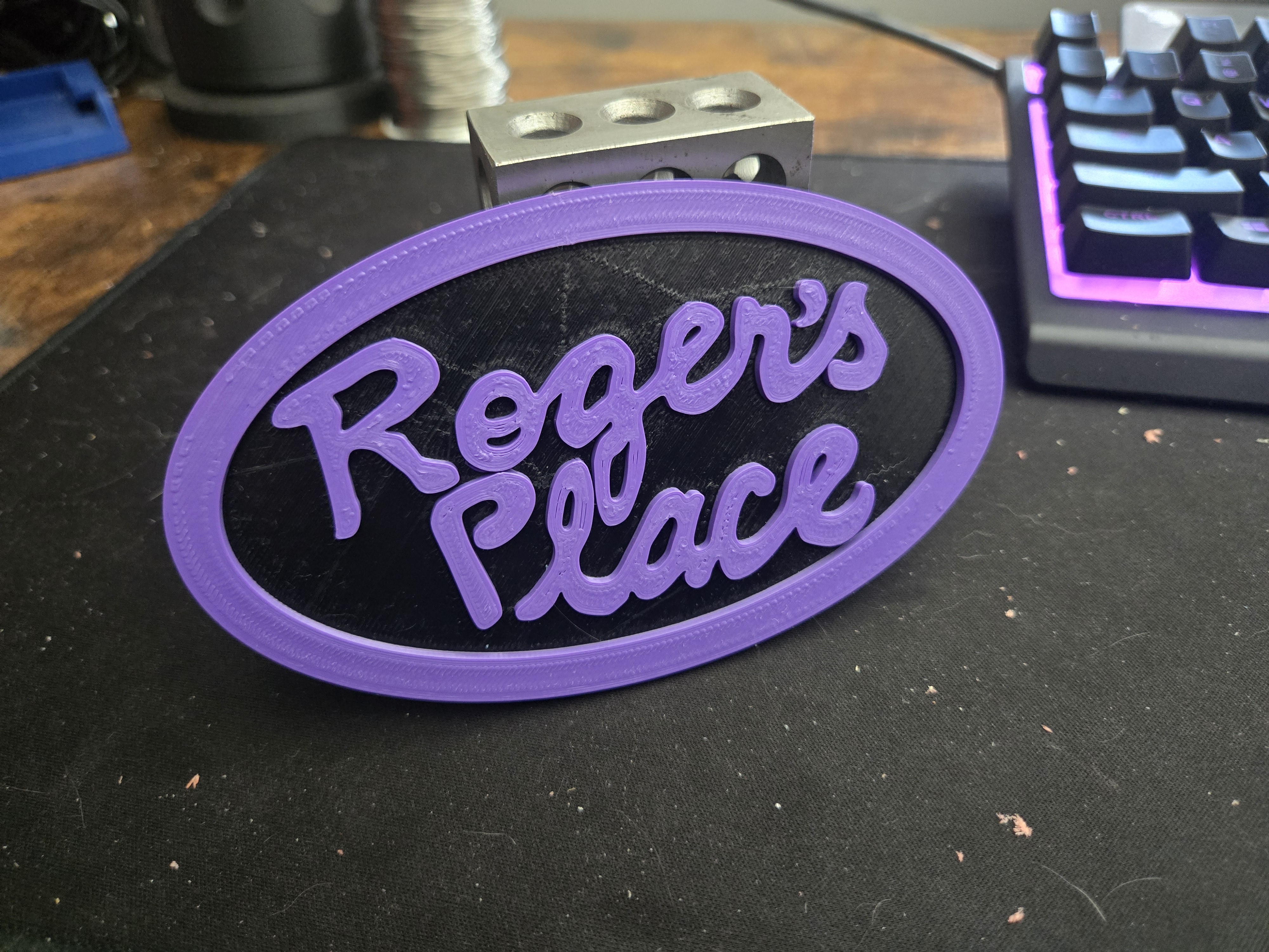 Roger's Place sign