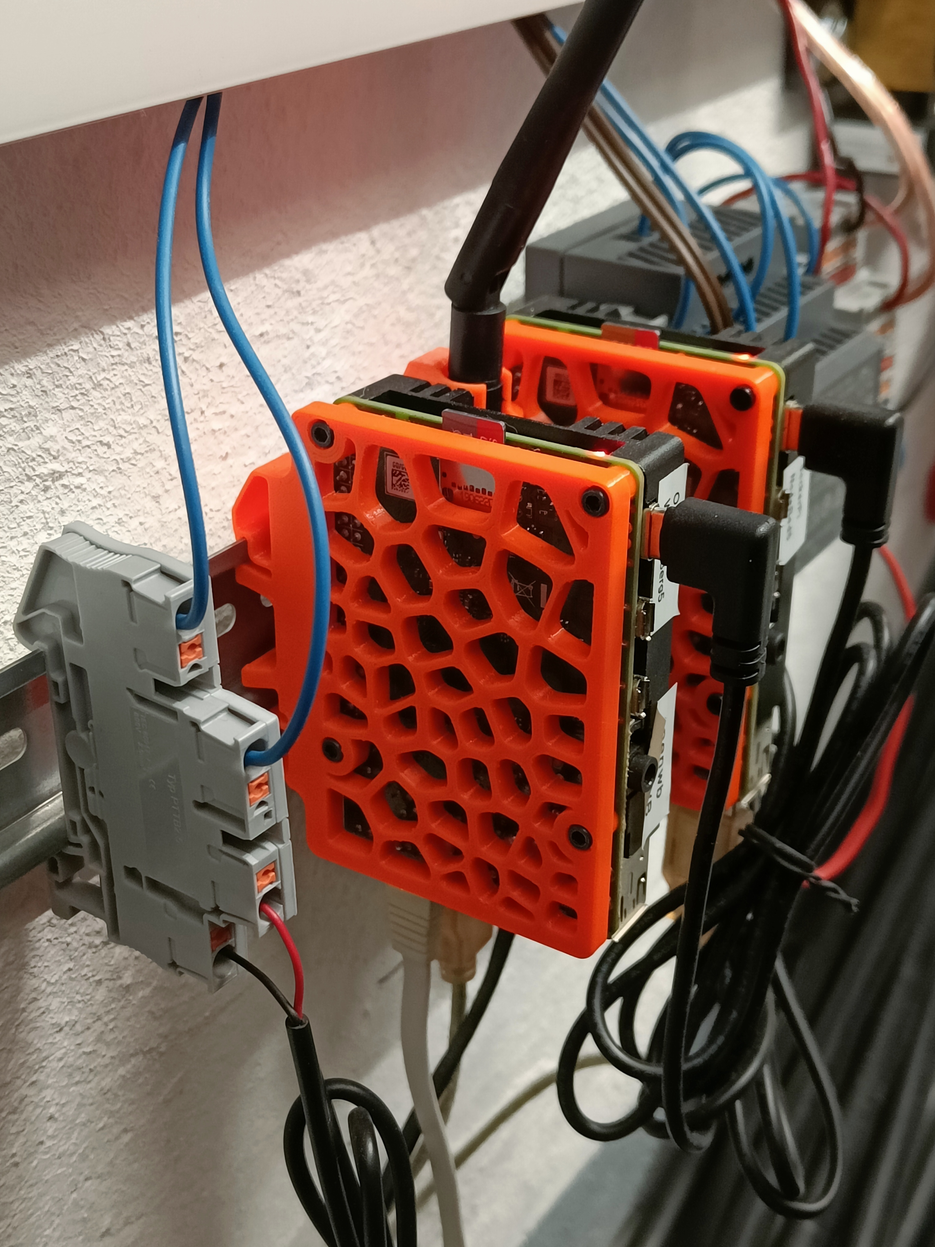 RaspberryPi Din Rail mount