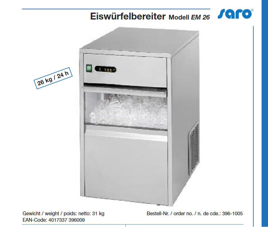 SARO EM26 / EM40 (sparepart)