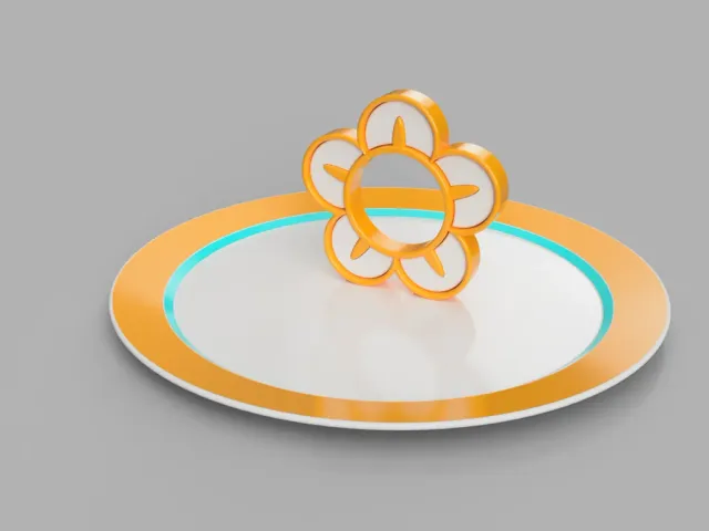 Serviettenring Blume modular mehrfarbig