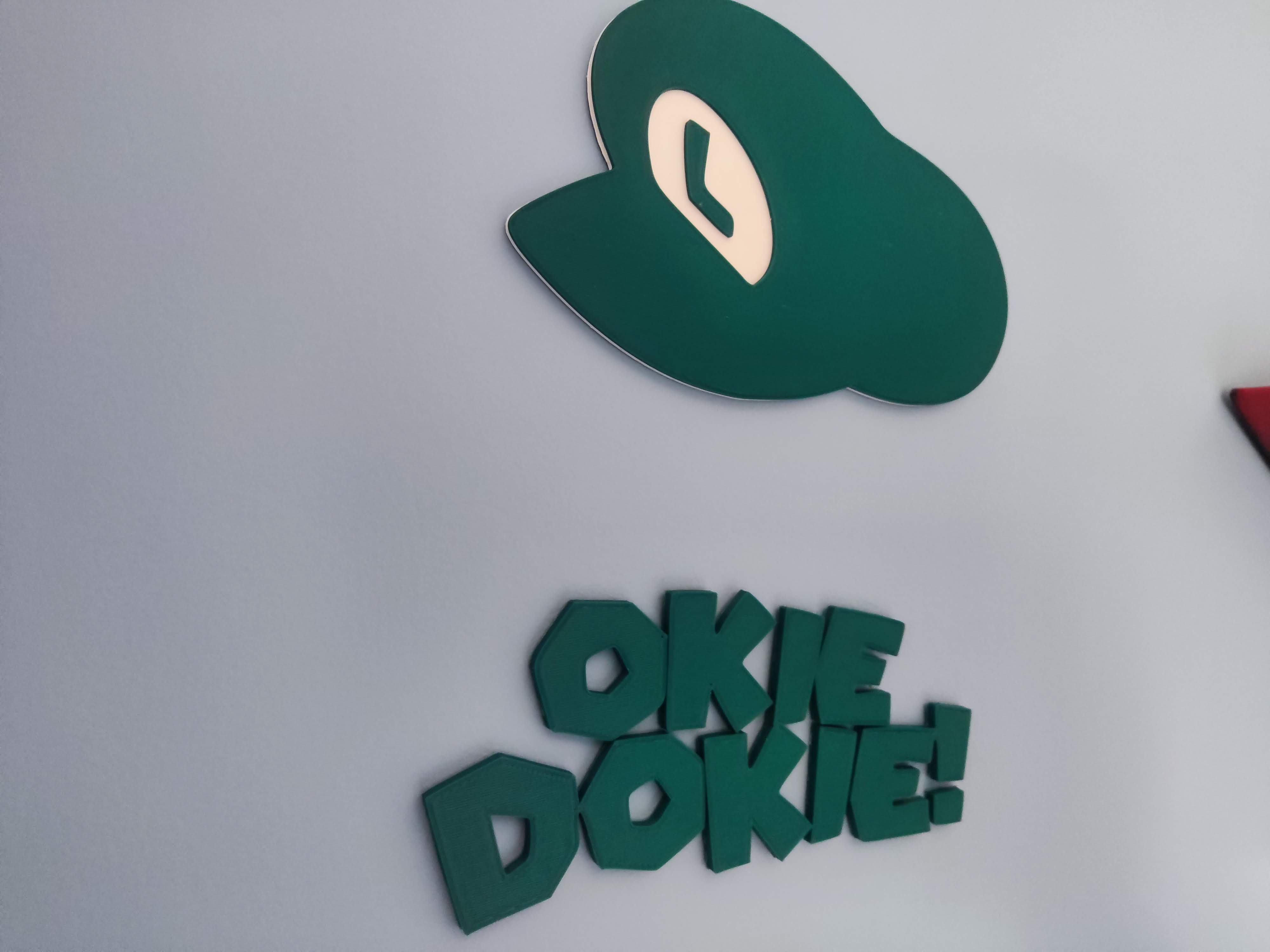 Super Mario Bros Luigi Wall Art by Mike Download free STL model