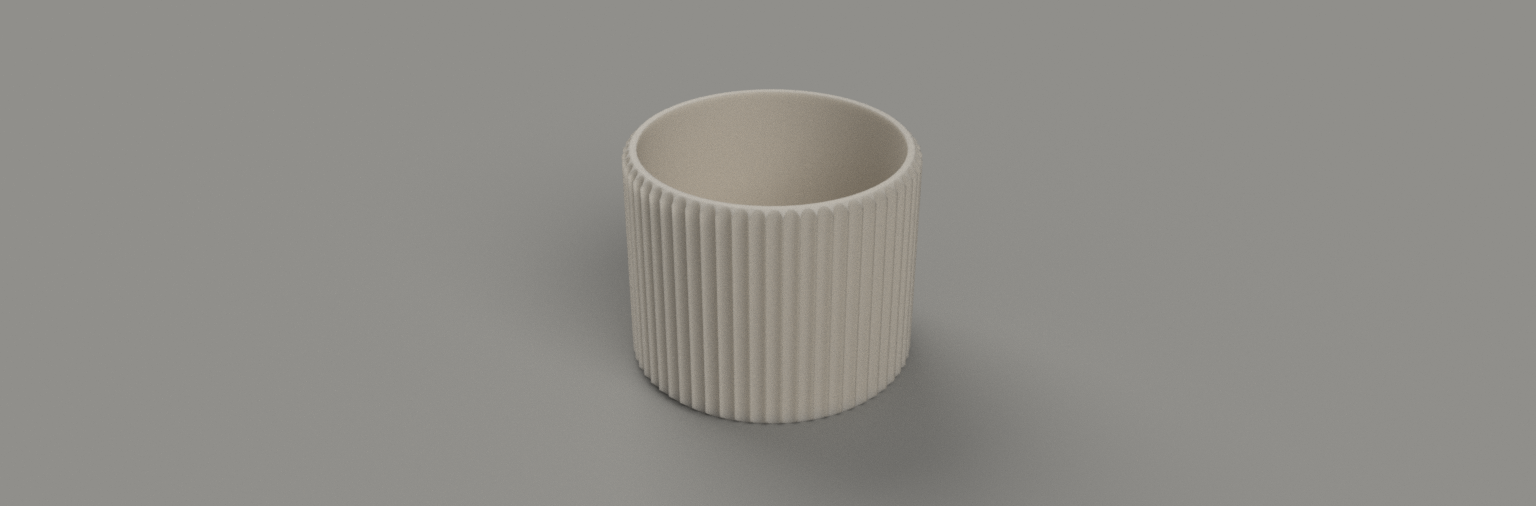simple vase or plant pot