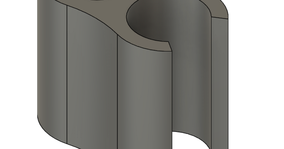 Bike cable clip (internal 5mm) by Jenczu11 Download free STL model