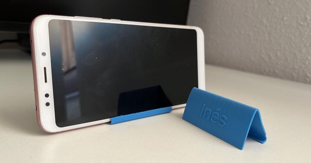 The simplest but most awesome customizable name stand/phone stand by