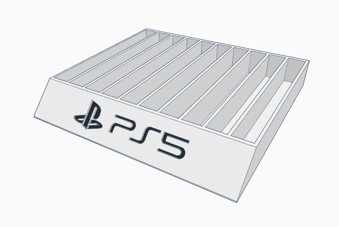 PS5 Games holder by PhunXter | Download free STL model | Printables.com