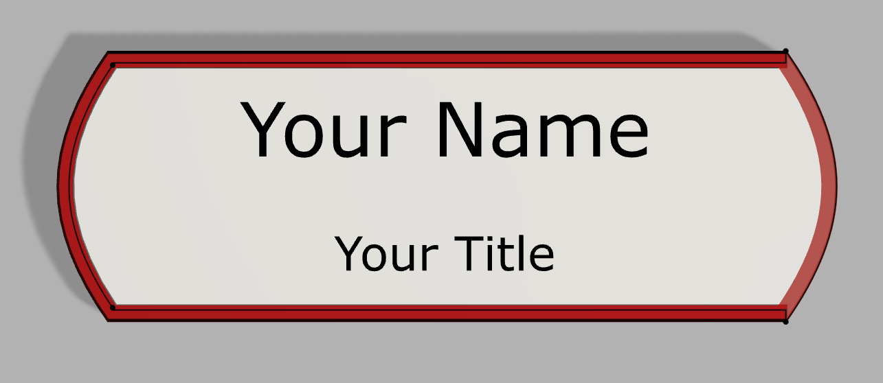 Office Cube/Wall Name Plate
