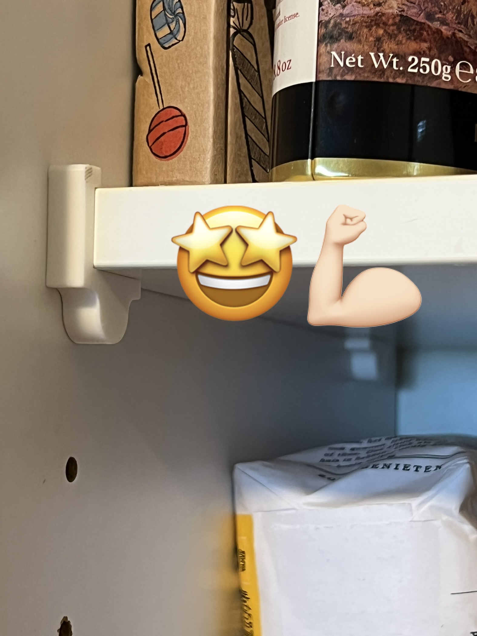 Kitchen cabinet shelf support replacement