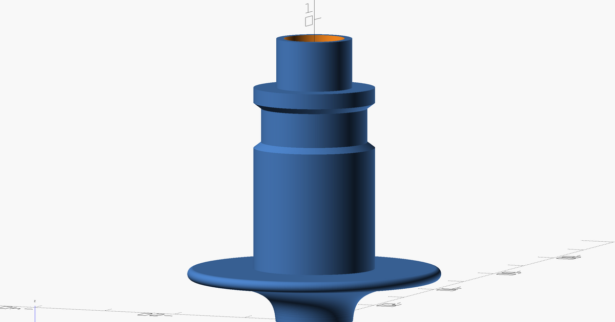 Mouthpiece for Volcano Easy Valve (Customizable) by Stephen Smith, Download free STL model