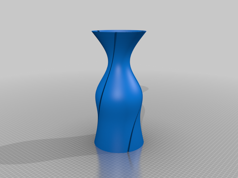 Miniatura 6 do modelo 3D Three flute large vase