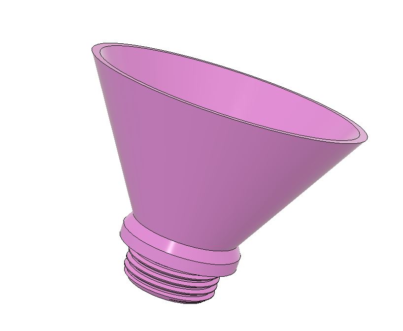 Toyota 2zz  oil  filler Funnel 3D model